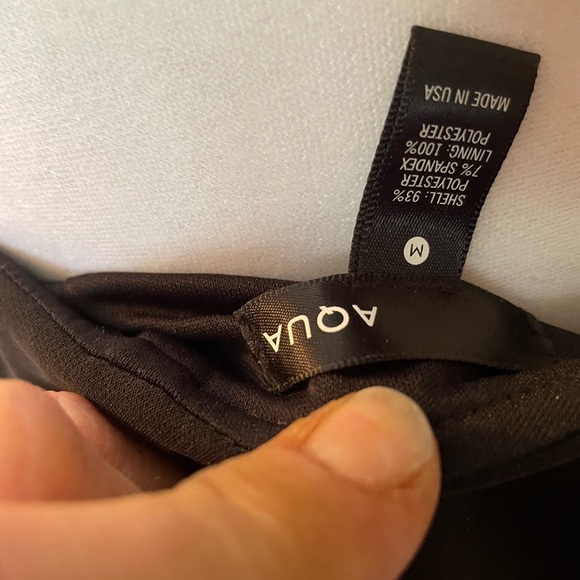 NWT AQUA RUFFLE STRAPLESS DRESS - Picture 3 of 6